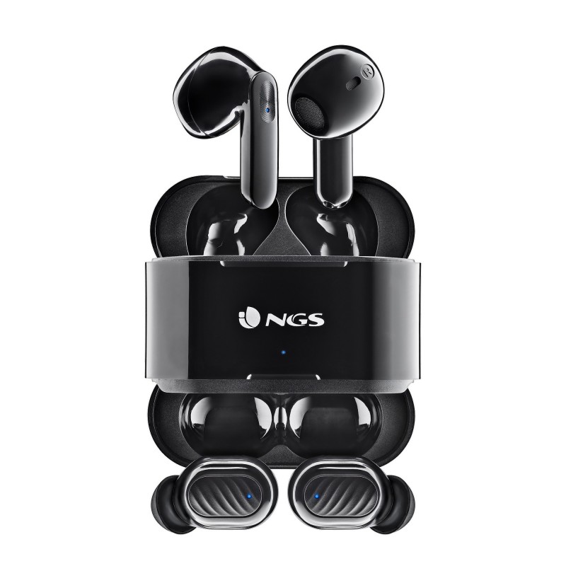 NGS ARTICA DUO Écouteurs Sans fil Ecouteurs Appels Musique Bluetooth Noir
