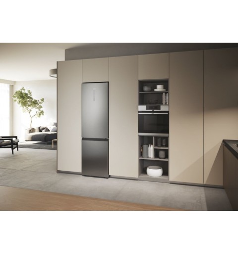 Haier 2D 60 Serie 3 HDW3620DNPK fridge-freezer Freestanding 377 L D Silver