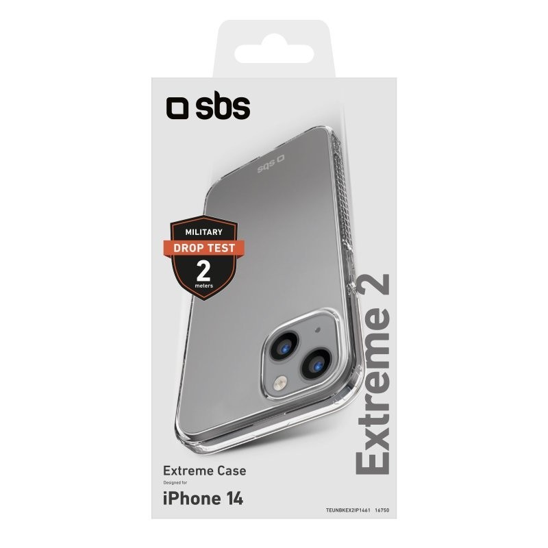 SBS TEUNBKEX2IP1461 coque de protection pour téléphones portables 15,5 cm (6.1") Housse Transparent