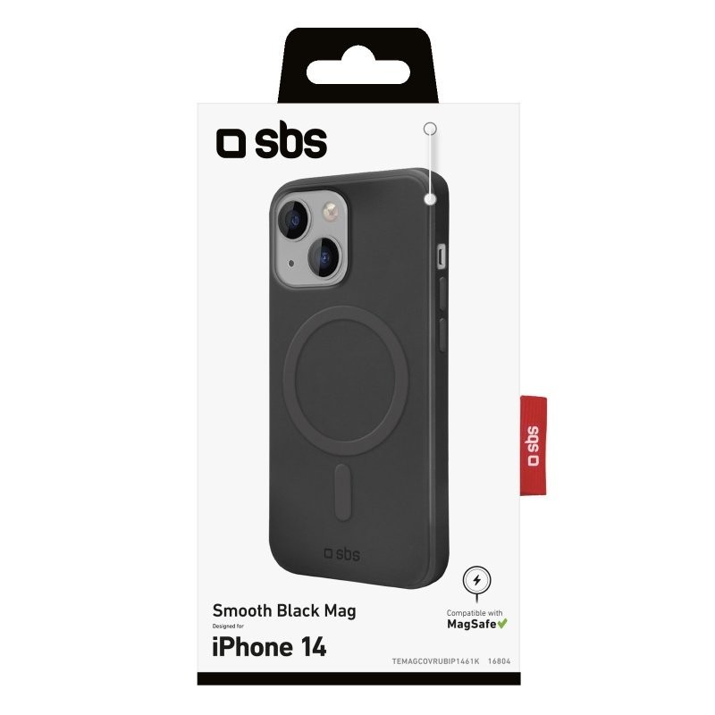 SBS TEMAGCOVRUBIP1461K funda para teléfono móvil 15,5 cm (6.1") Negro