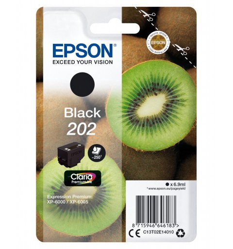 Epson Kiwi Singlepack Black 202 Claria Premium Ink