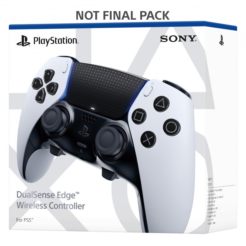 Sony DualSense Edge Black, White Bluetooth Gamepad Analogue Digital PlayStation 5