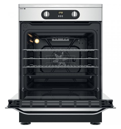 Hotpoint HS68IQ8CHX E Cocina independiente Con placa de inducción Acero inoxidable A