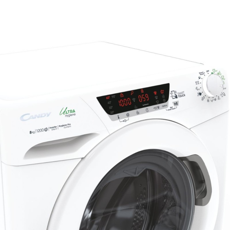 Candy Ultra Hygiene HE 128TXME 1-S lavadora Carga frontal 8 kg 1200 RPM A Blanco