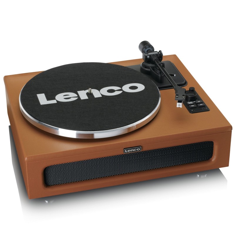 Lenco LS-430BN Belt-drive audio turntable Brown