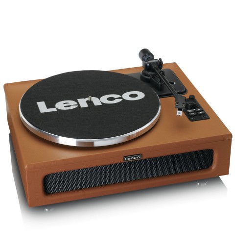 Lenco LS-430BN Belt-drive audio turntable Brown