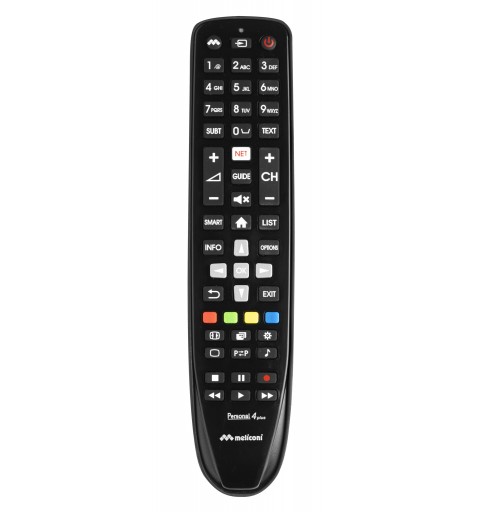 Meliconi Gumbody Personal 4 plus télécommande IR Wireless TV Appuyez sur les boutons