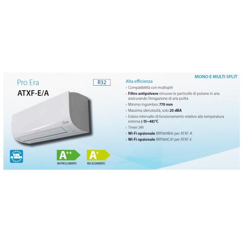 Daikin ATXF35E ARXF35E Air Conditioner 3,5kw 12000BTU Siesta Pro Era A++/A+ Inverter Wifi Ready White