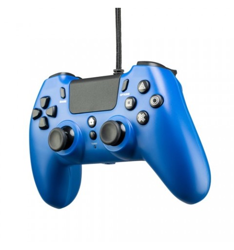 Qubick ACP40177 Gaming-Controller Schwarz, Blau USB Gamepad Analog Digital PC, PlayStation 4, PlayStation 5