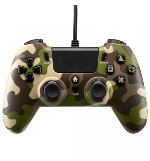 Qubick ACP40171 Gaming-Controller Camouflage USB Gamepad Analog Digital PC, PlayStation 4, PlayStation 5