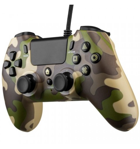 Qubick ACP40171 Gaming-Controller Camouflage USB Gamepad Analog Digital PC, PlayStation 4, PlayStation 5