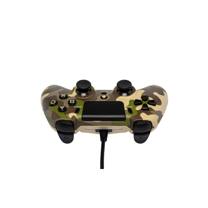 Qubick ACP40171 Gaming-Controller Camouflage USB Gamepad Analog Digital PC, PlayStation 4, PlayStation 5