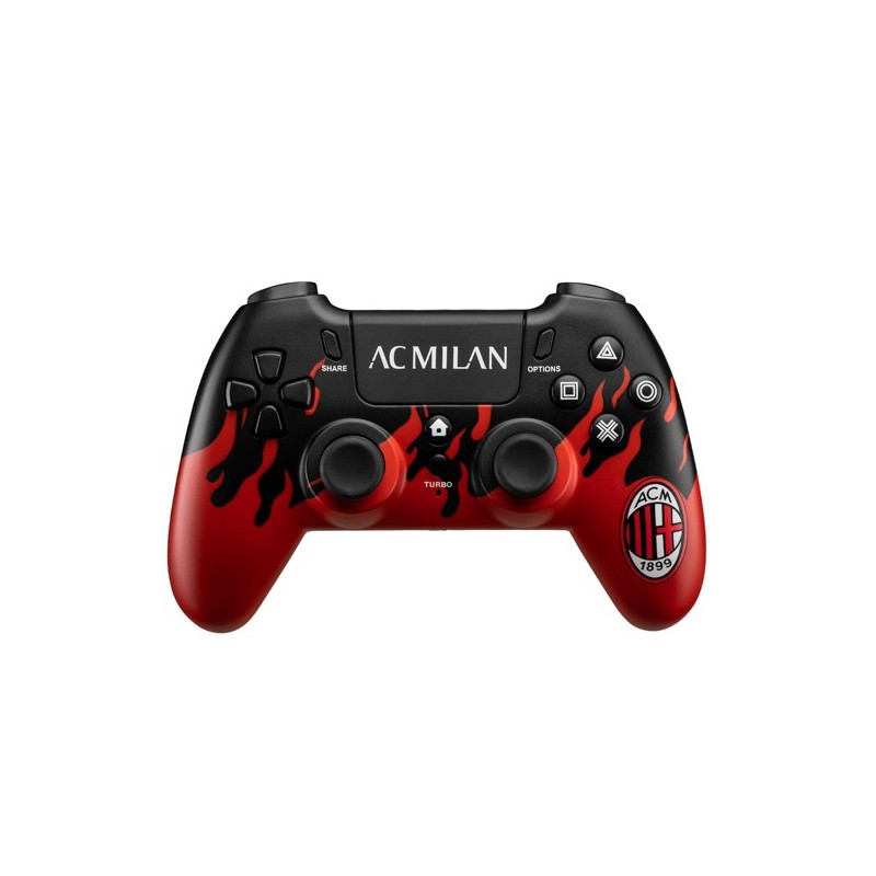 Qubick ACP40179 Gaming Controller Black, Red Gamepad Analogue Digital PC, PlayStation 4, PlayStation 5