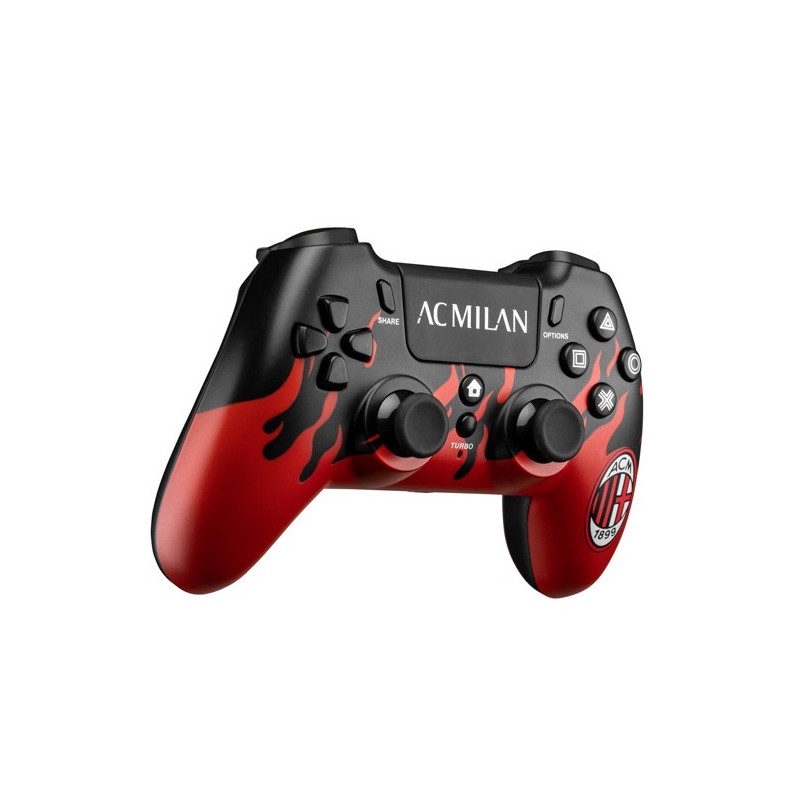 Qubick ACP40179 periferica di gioco Nero, Rosso Gamepad Analogico Digitale PC, PlayStation 4, PlayStation 5