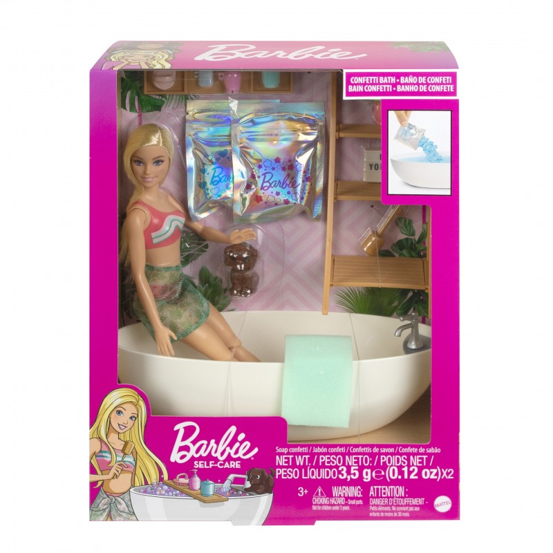 Barbie Fashionistas Confetti Bath