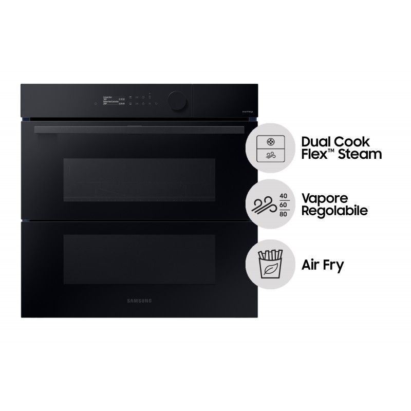 Samsung Forno a Vapore Dual Cook Flex™ Steam Serie 5 76L NV7B5760WBK