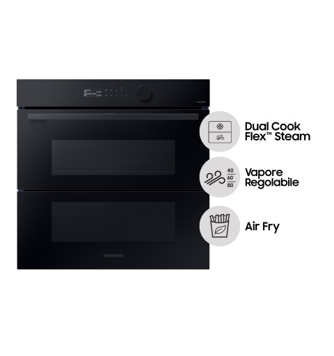 Samsung Forno a Vapore Dual Cook Flex™ Steam Serie 5 76L NV7B5760WBK