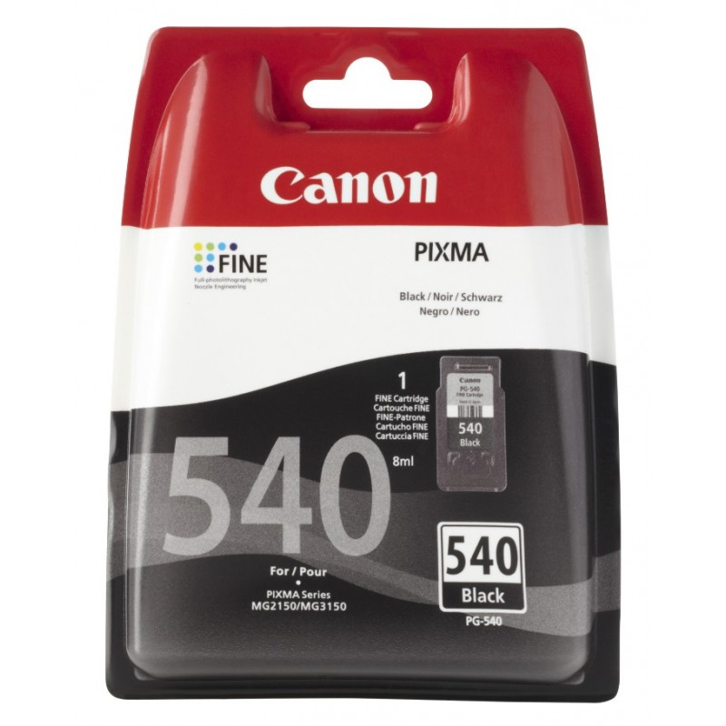 Canon PG-540 cartucho de tinta 1 pieza(s) Original Rendimiento estándar Foto negro