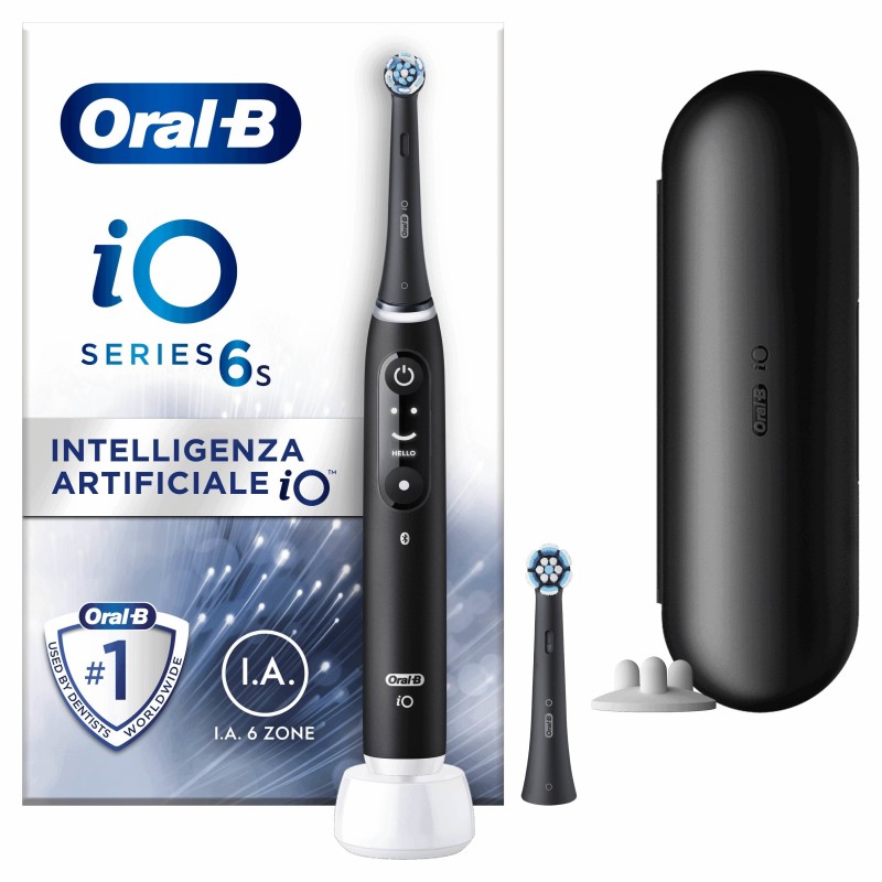 Oral-B iO 6 Adulte Brosse à dents vibrante Noir