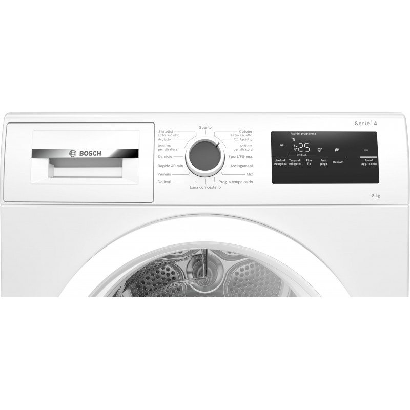 Bosch Serie 4 WTH85V18II Wäschetrockner Freistehend Frontlader 8 kg A++ Weiß