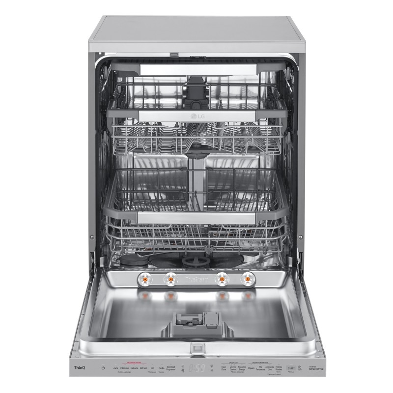 LG DF455HSS dishwasher Freestanding 14 place settings C