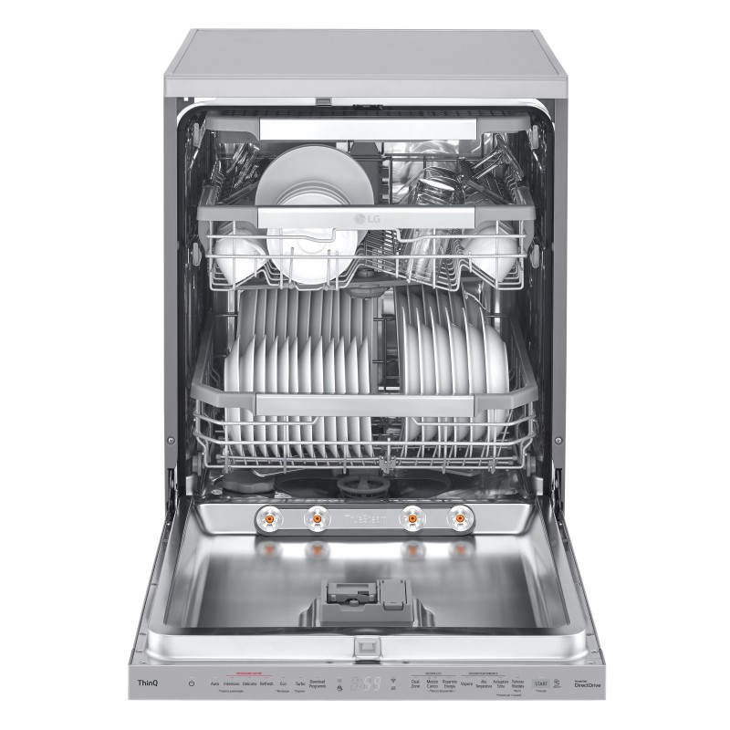 LG DF455HSS dishwasher Freestanding 14 place settings C