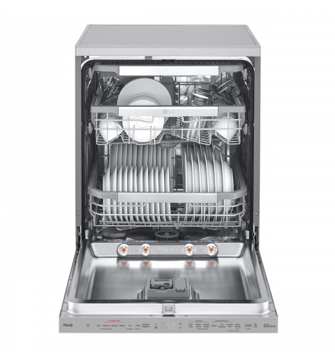 LG DF455HSS dishwasher Freestanding 14 place settings C