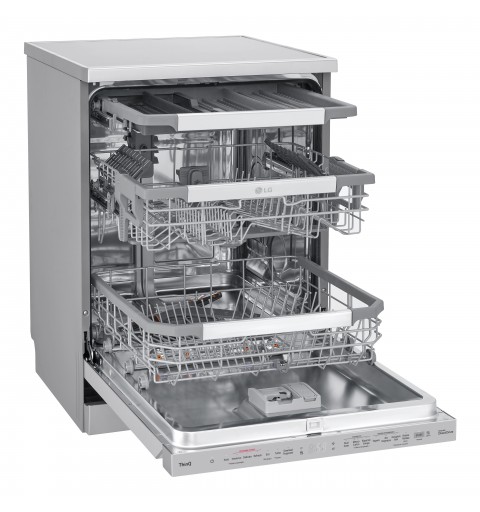 LG DF455HSS dishwasher Freestanding 14 place settings C