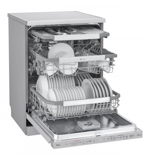 LG DF455HSS dishwasher Freestanding 14 place settings C