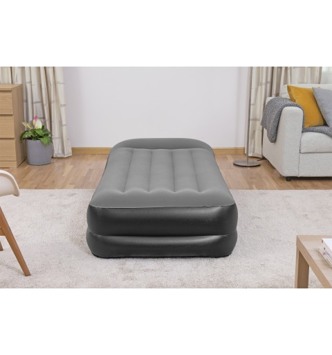 Bestway Matelas gonflable Tritech 1 place avec pompe électrique intégrée et revêtement antimicrobien 191 x 97 x 46 cm