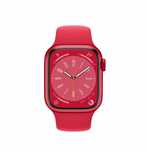 Apple Watch Series 8 OLED 41 mm 4G Rojo GPS (satélite)