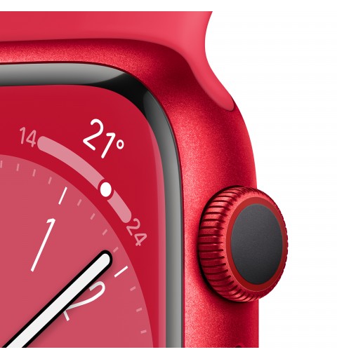 Apple Watch Series 8 OLED 41 mm 4G Rojo GPS (satélite)