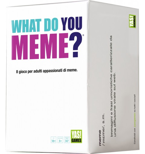 Rocco Giocattoli Yas!Games What Do You Meme? Carte de jeux