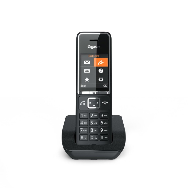 Gigaset COMFORT 550 Teléfono DECT analógico Identificador de llamadas Negro