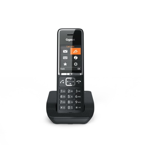 Gigaset COMFORT 550 Teléfono DECT analógico Identificador de llamadas Negro