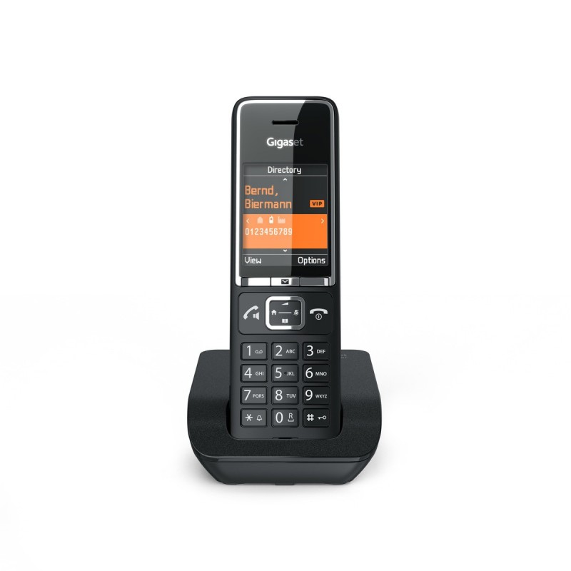 Gigaset COMFORT 550 Teléfono DECT analógico Identificador de llamadas Negro