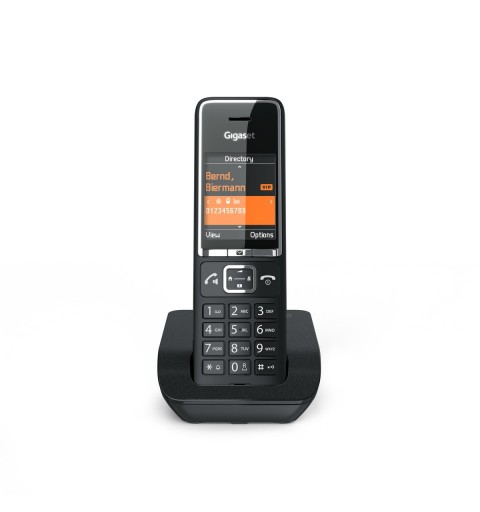 Gigaset COMFORT 550 Teléfono DECT analógico Identificador de llamadas Negro