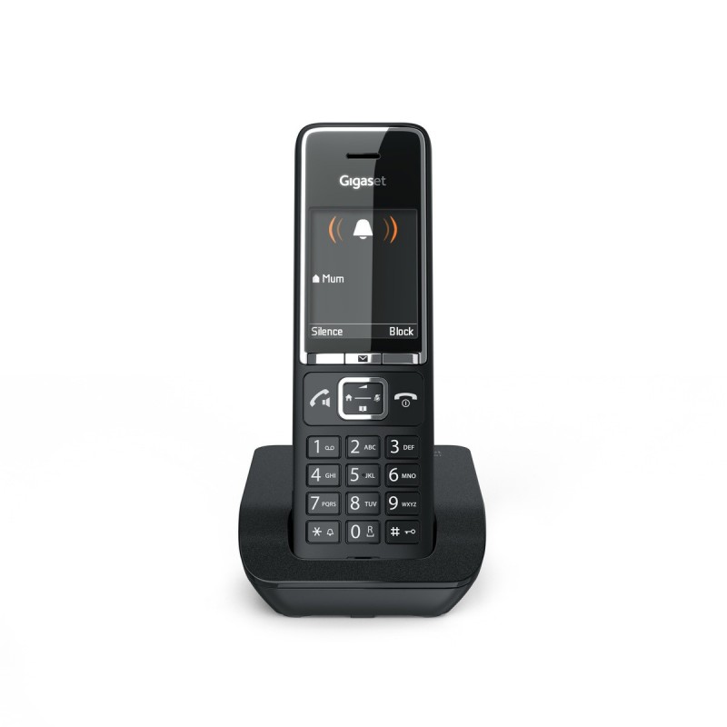 Gigaset COMFORT 550 Teléfono DECT analógico Identificador de llamadas Negro