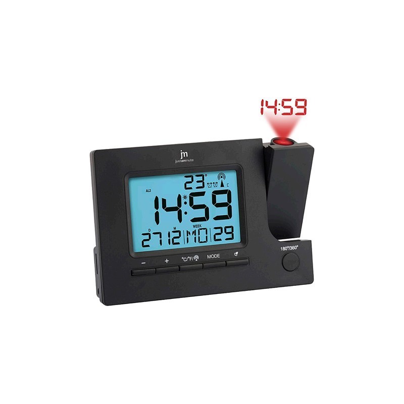 Lowell Justaminute JD9715 despertador Reloj despertador digital Negro