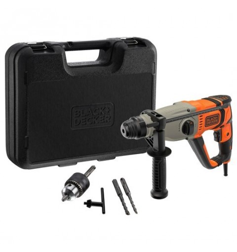 Black & Decker BEHS02K-QS taladro 1200 RPM SDS Plus Gris, Naranja