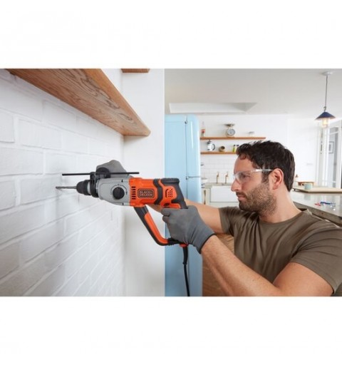 Black & Decker BEHS02K-QS taladro 1200 RPM SDS Plus Gris, Naranja