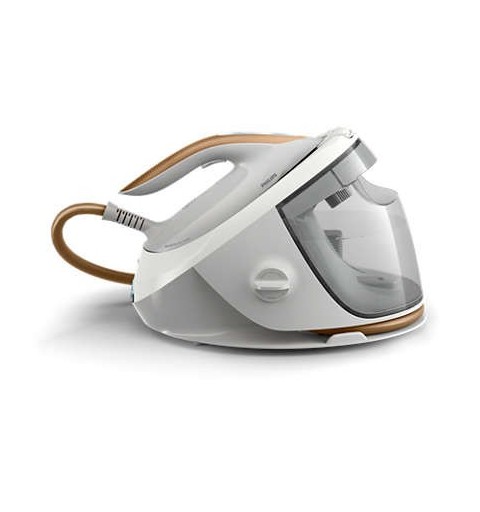 Philips 7000 series PSG7040 10 estación plancha al vapor 2100 W 1,8 L Suela SteamGlide Elite Oro, Blanco