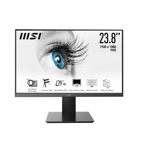 MSI Pro MP241X 60,5 cm (23.8") 1920 x 1080 Pixeles Full HD LCD Negro