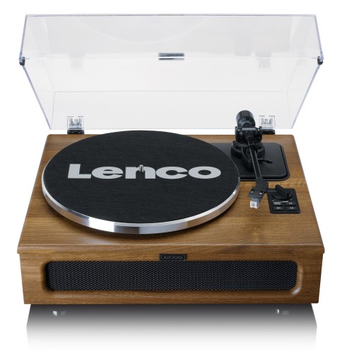 Lenco LS-410WA Plattenspieler Audio-Plattenspieler mit Riemenantrieb Braun