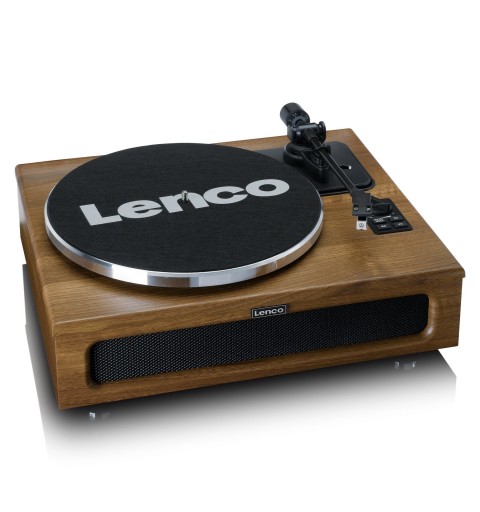 Lenco LS-410WA tocadisco Tocadiscos de tracción por correa Marrón