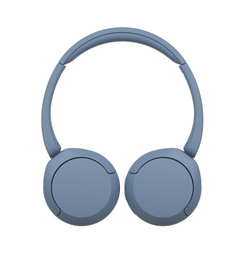 Sony Cuffie Bluetooth wireless WH-CH520 - Durata della batteria fino a 50 ore con ricarica rapida, stile on-ear - Blu