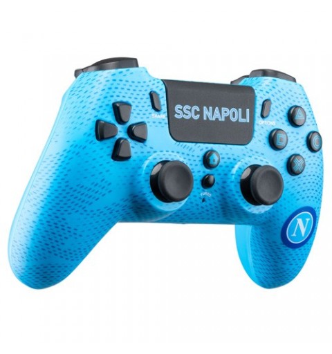 Qubick ACP40159 Gaming-Controller Schwarz, Blau Gamepad Analog Digital PC, PlayStation 4, PlayStation 5