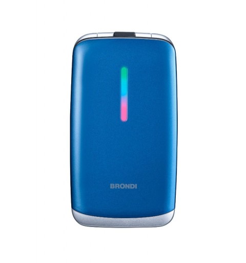 Brondi Contender 7,62 cm (3") Azul, Metálico Teléfono para personas mayores