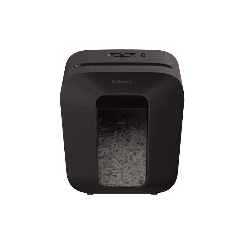 Fellowes Powershred LX25 Aktenvernichter Partikelschnitt-Zerkleinerung Schwarz