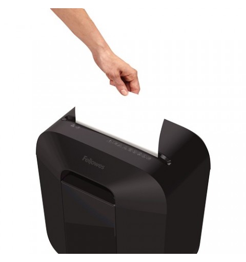 Fellowes Powershred LX25 Aktenvernichter Partikelschnitt-Zerkleinerung Schwarz